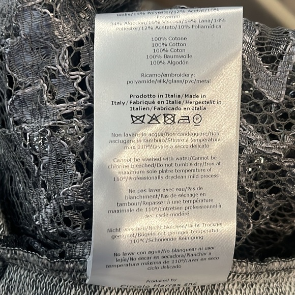 Antonio Marras Embellished Lace Trim Sweater - Picture 17 of 17